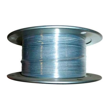 Advantage 500' 1/16 Dia. VC 3/32 Dia. 7x7 Vinyl Coated Galvanized Aircraft Cable VCGAC062-093R500